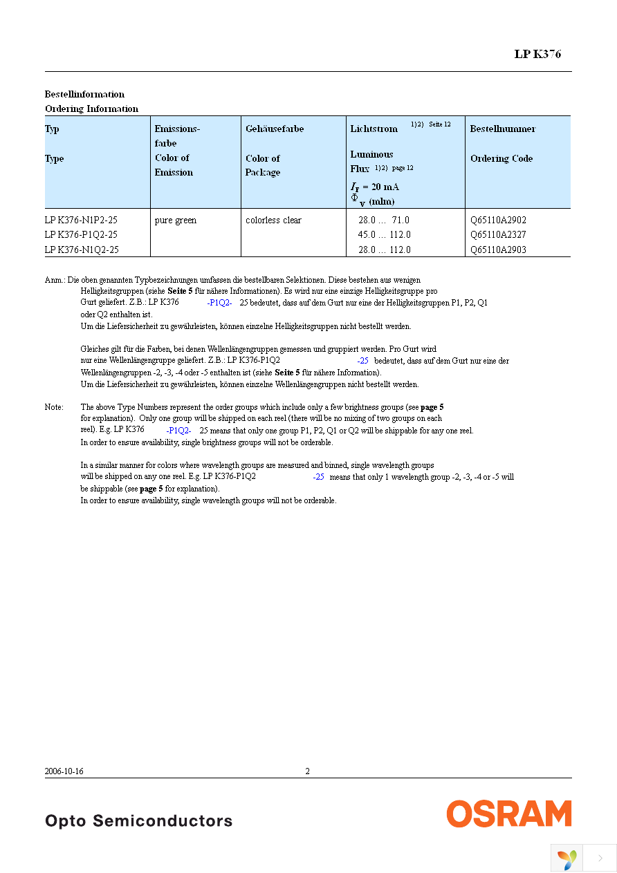 LP K376-N1Q2-25 Page 2